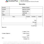 [Example Form] Quotation